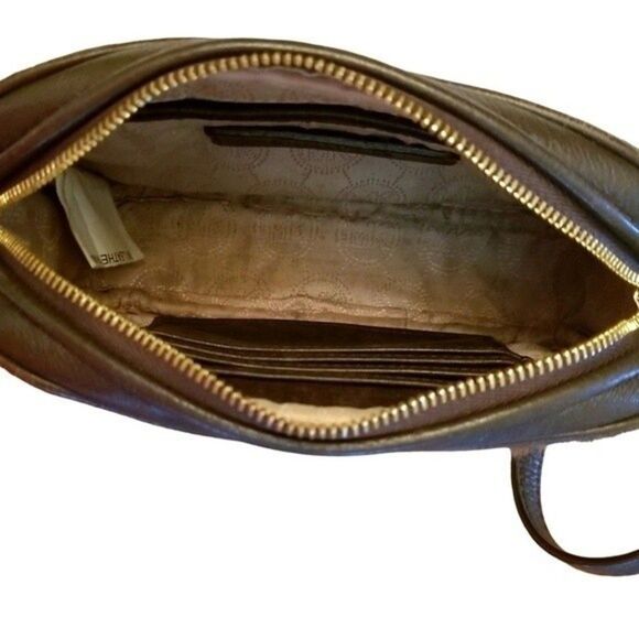 MICHAEL Michael Kors Duffle Camo Leather Hamilton Sm Crossbody Bag NWOT 10 0158 - Picture 7 of 9